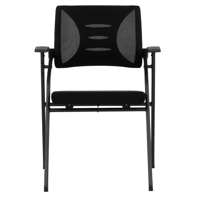 Сгъваем посетителски офис стол Carmen 1709 черен